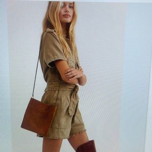 Free People Nicolette Suede Crossbody Bag